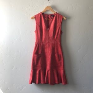 BCBG Suede Party Dress
